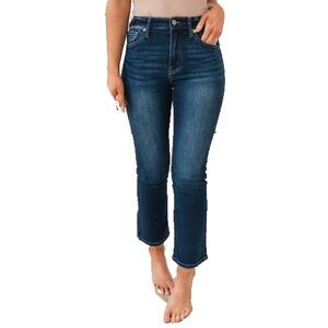 Kancan Kyeri High Rise Cropped Flare Jeans